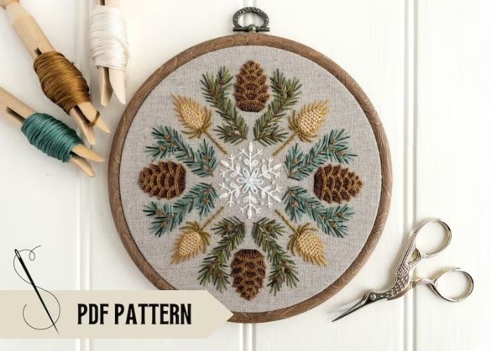 broderie d’hiver