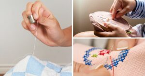 Stickerei als Therapie
