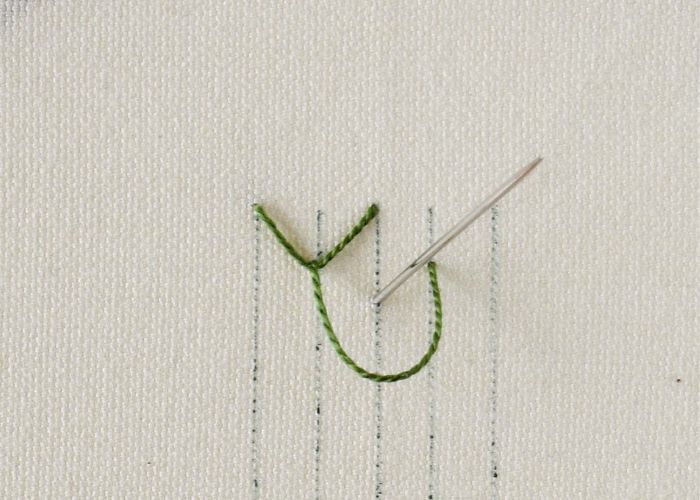 Double point de plume Étape 4