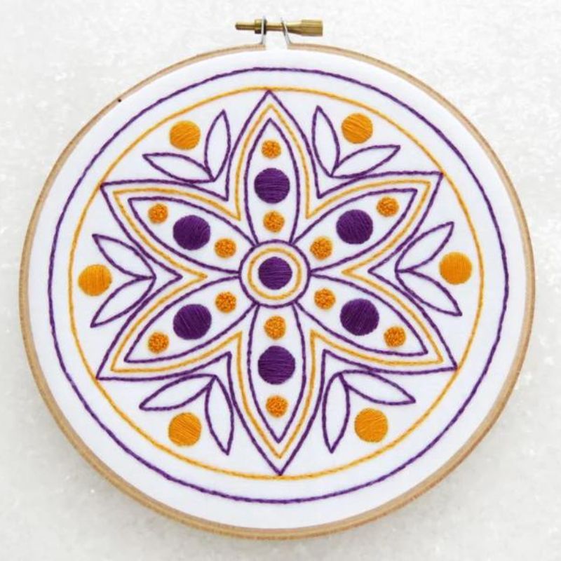 Rangoli - motif de broderie par OhSewBootiful sur Etsy