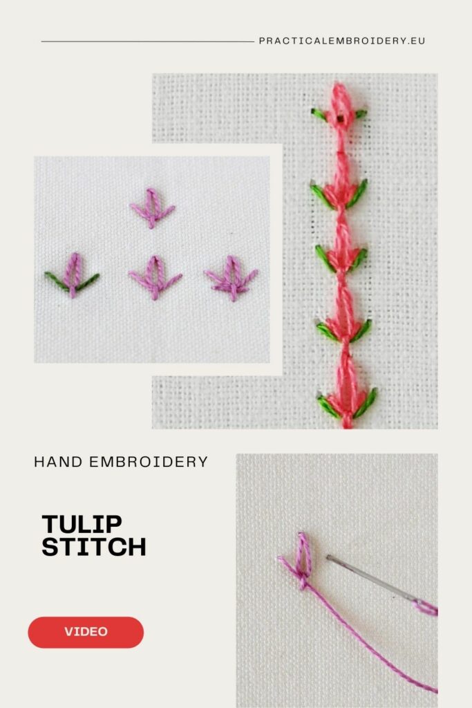 Dekorative Stickerei - Tulpenstich Video-Tutorial