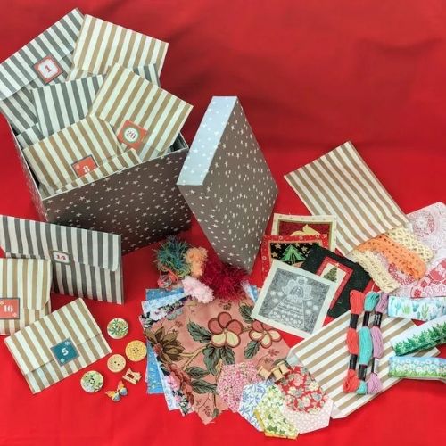 Crafter's Christmas Advent Calendar by WhiteBryonyCrafts on Etsy