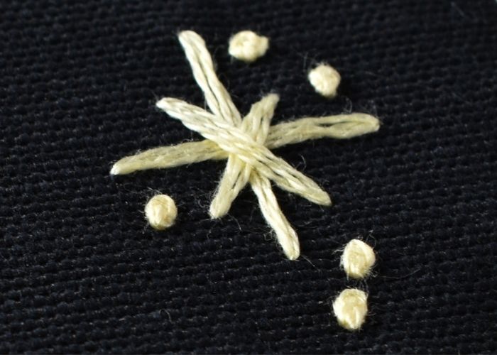 Doppelter Kreuzstich Stern