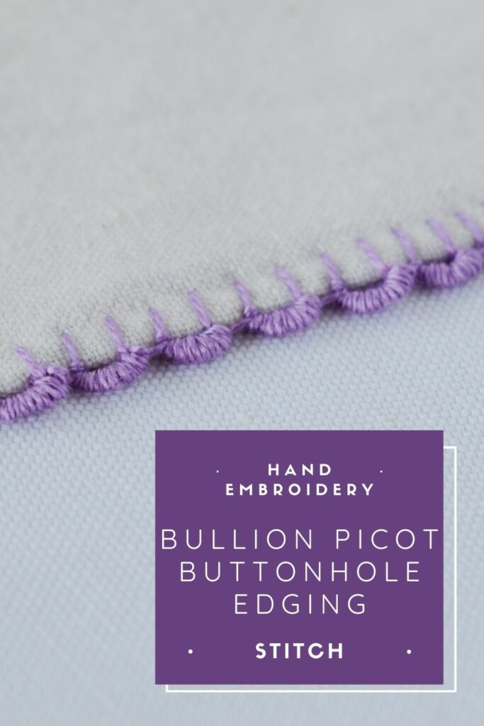 Elegant Edging Stitch Every Embroiderer Must Try PIN image