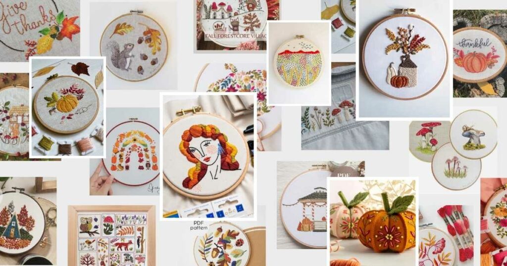 Autumn Embroidery Designs: Fall Hand Embroidery Patterns, Projects and Inspiration - featured image